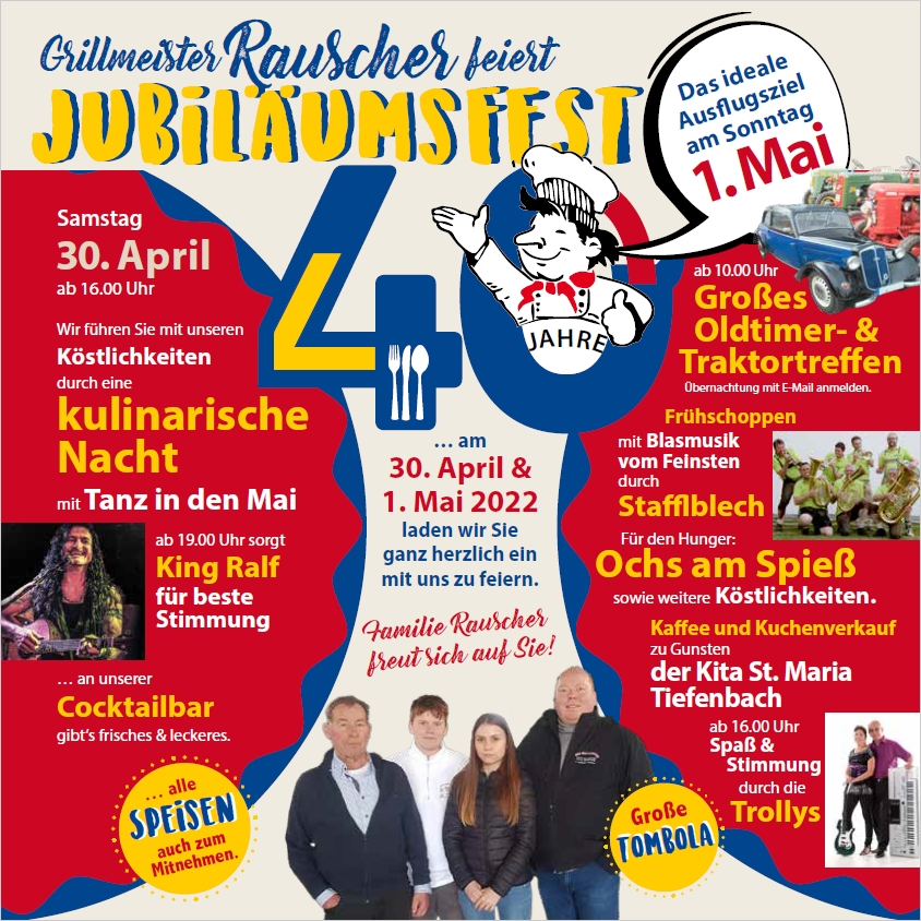 40 Jahre Grillmeister Rauscher